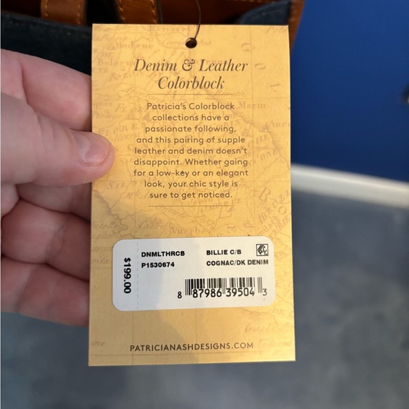 Patricia Nash Tan Leather Shoulder Bag - Picture 6 of 6